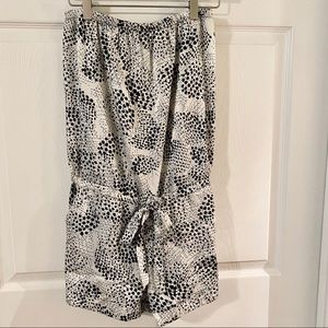 Veronica M Black + White Romper